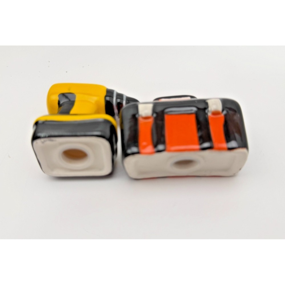 Cracker Barrel Drill & Toolbox Ceramic Salt & Pepper Shakers Set - Picture 5 of 5